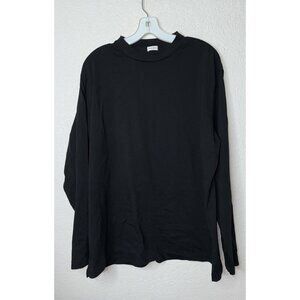 Son Of A Tailor Shirt Men’s Supima Cotton Long Sleeve Pullover Black Large/XL E1